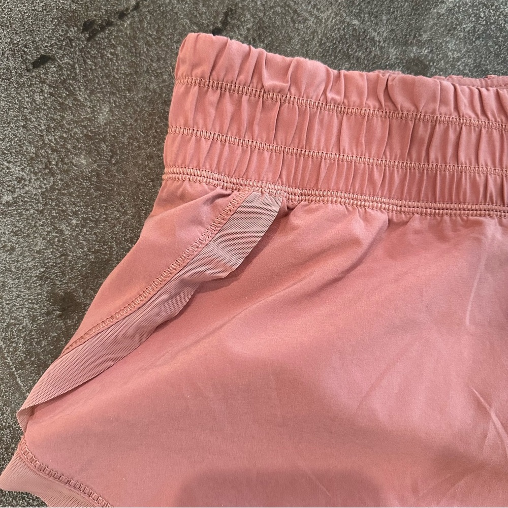 Lulu lemon Lululemon Anew Short 4" Quicksand mauve pink like new size 6 - Picture 11 of 15